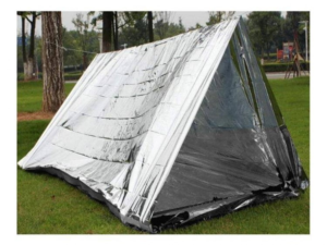Namiot śpiwór koc termiczny ratunkowy folia nrc